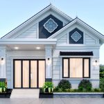 NHÀ VƯỜN MÁI THÁI ,CĐT:ANH SƠN,DT PHẦN NHÀ:8.8X18MTẠI TỈNH LONG AN